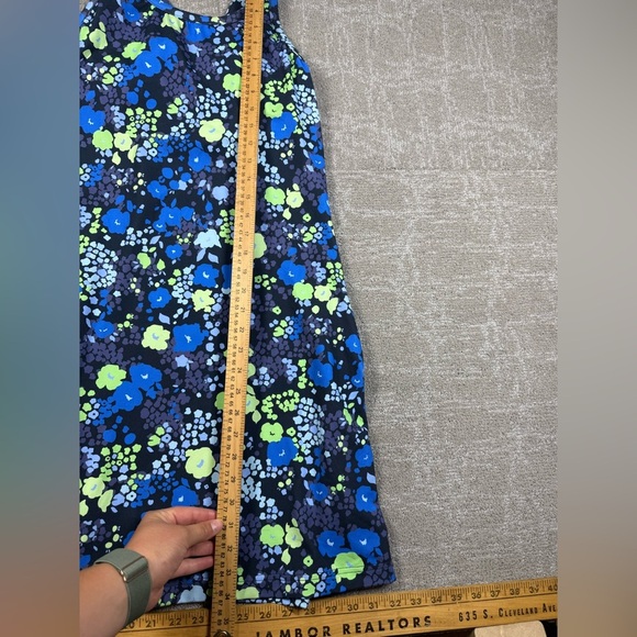 Title Nine Built In Bra Tank Active Floral Print Dress Womens Size Medium - Picture 2 of 5